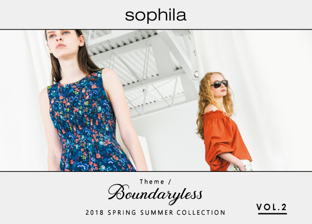 【sophila】2018SS Collection WEBカタログ VOL.2
