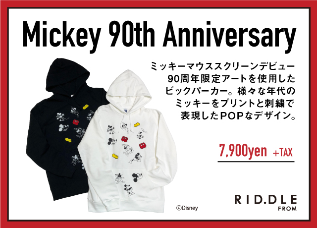 【RID.DLE FROM】<br>Mickey 90th Anniversary