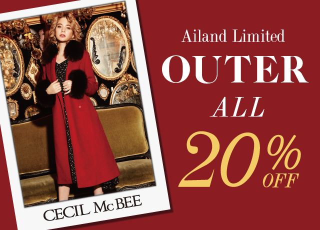 ☆Ailand Limited☆<br>OUTER ALL 20%OFF