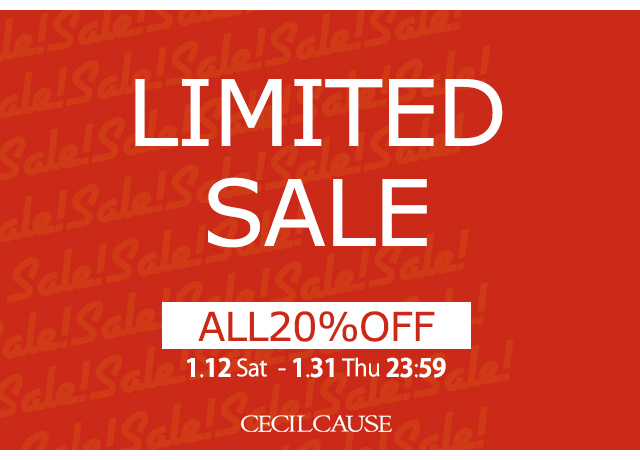 LIMITED SALE|全商品20%OFF!!