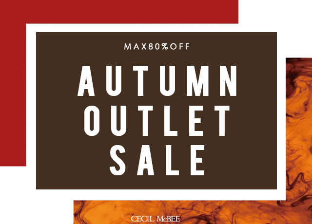 ★AUTUMUN OUTLET SALE★<br>MAX80%OFF