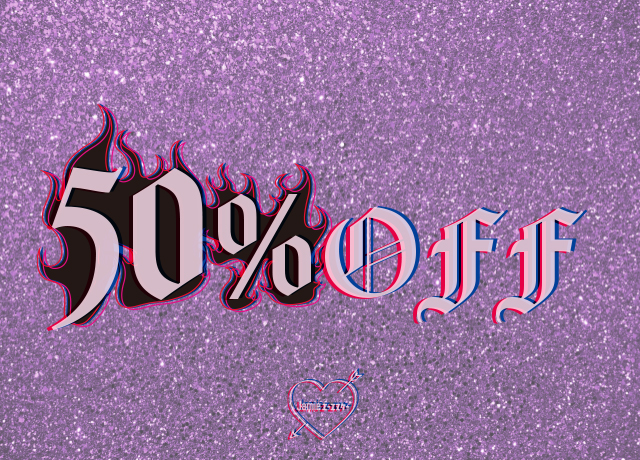 SALE 50%OFF