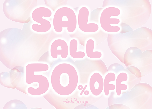 SALE ALL 50%OFF