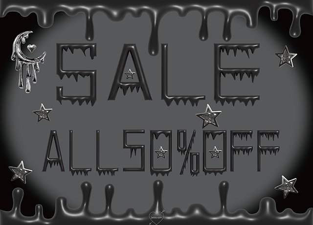 SALE ALL 50%OFF